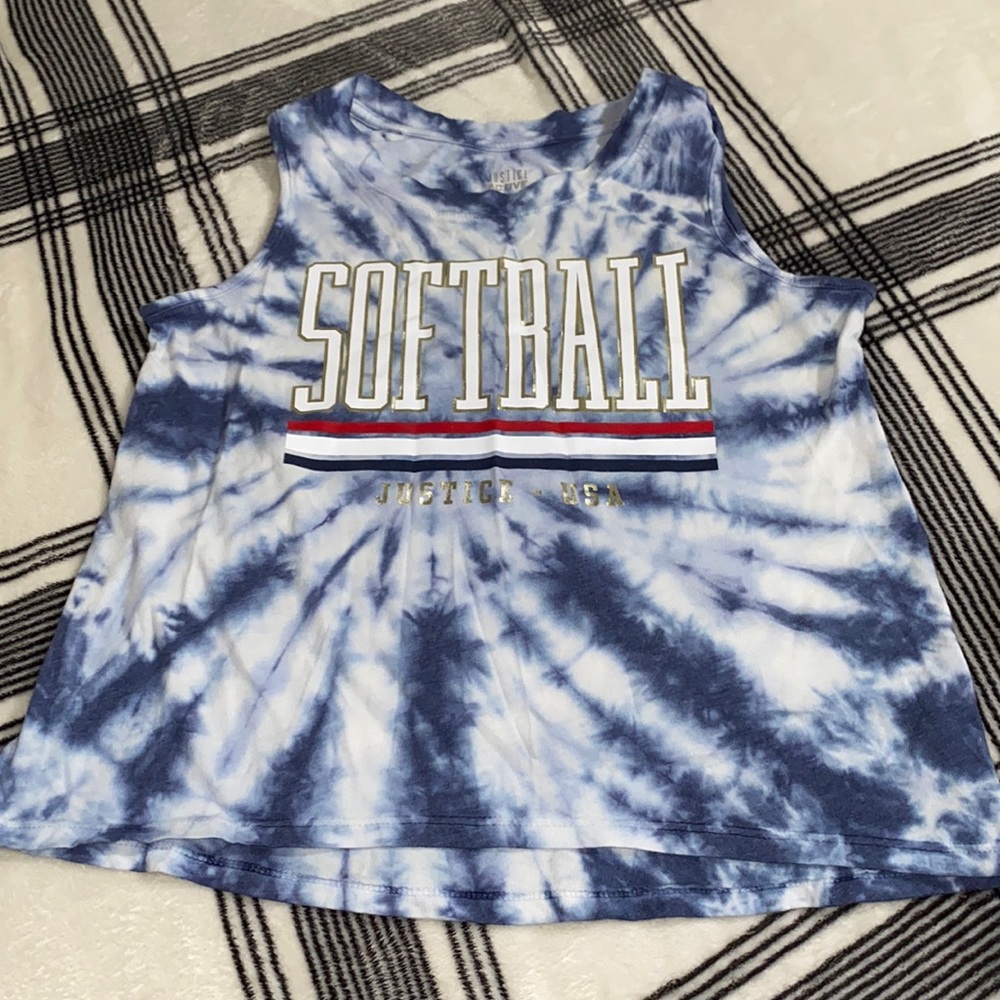 Justice size 12 tie-dye tank top